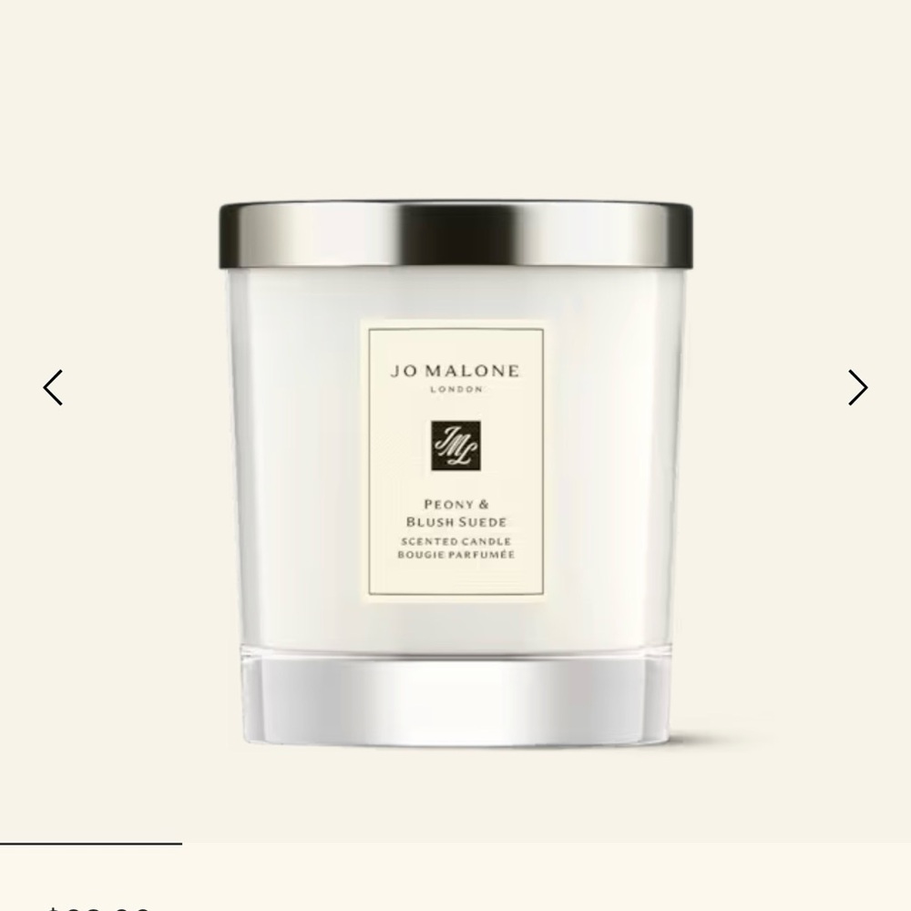 Jo Malone Peony & Blush Suede Scented Candle - White 200g